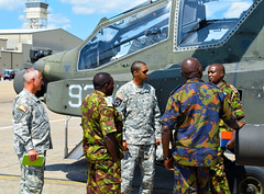 Kenya Defence Force aviators visit Fort Rucker