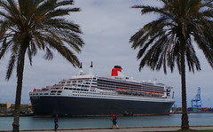 El Trasatlántico Queen Mary II en Las Palmas de Gran Canaria ( 28-04-2015)