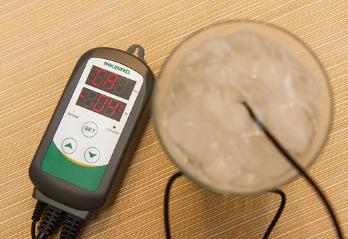 entering the ca temperature calibration adjustment on the Inkbird ITC-308 Temperature Controller