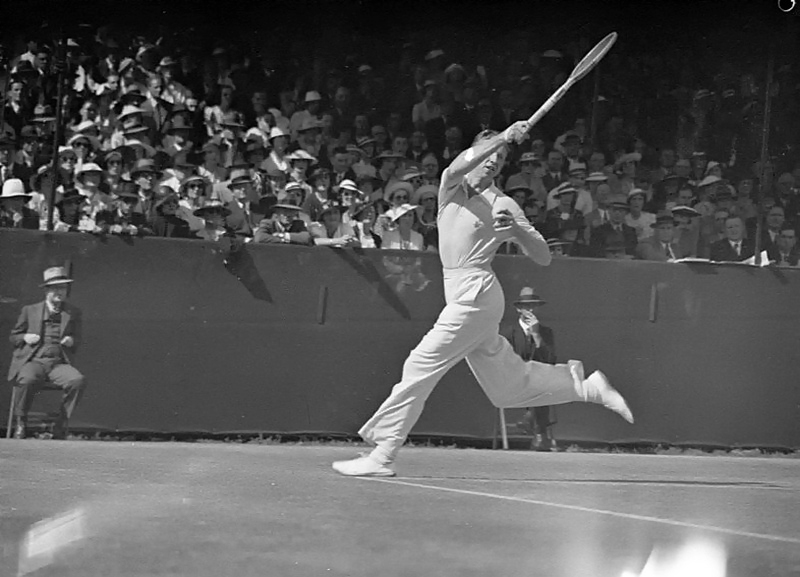 American tennis player Don Budge at the White City Stadium, Sydney, 1937