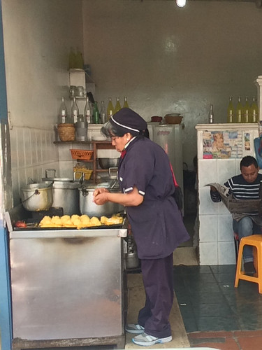 Riobamba: repas de midi au Mercado Central