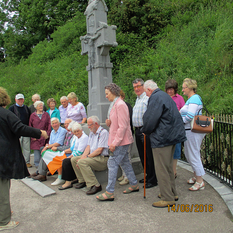 Boyle Holiday Group at Michael Collins memorial