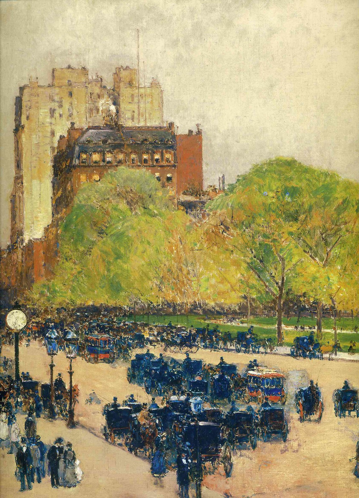 Spring Morning In The Heart Of The City by Childe Hassam, 1890