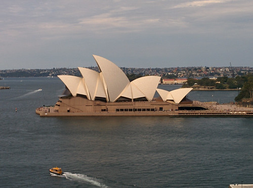 Sydney Opera House from the Harbor Bridge