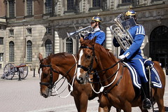 stockholm - kungliga slottet - changing of the guard