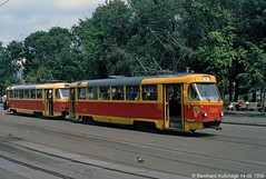 Kyjiw (Kiew) Straßenbahn 1992, 2001 und 2018