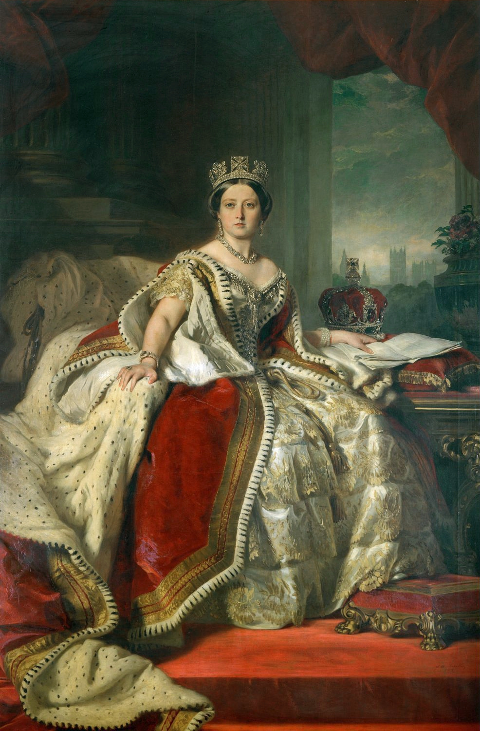 Portrait of Queen Victoria by Franz Xaver Winterhalter, 1859