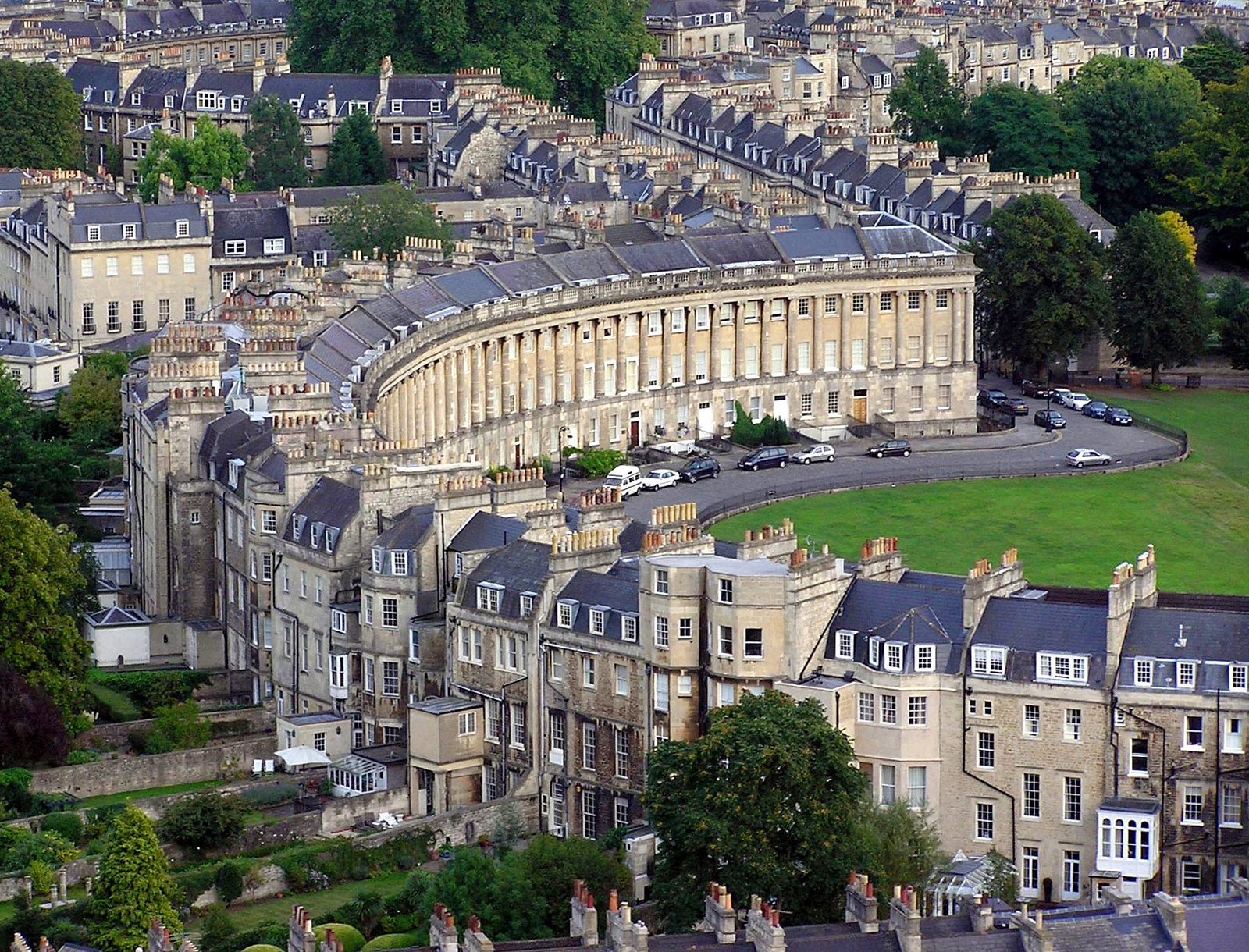The Royal Crescent in the City of Bath