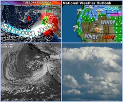 Early April Storm System Brings Unsettled Weather To California (April 2015)