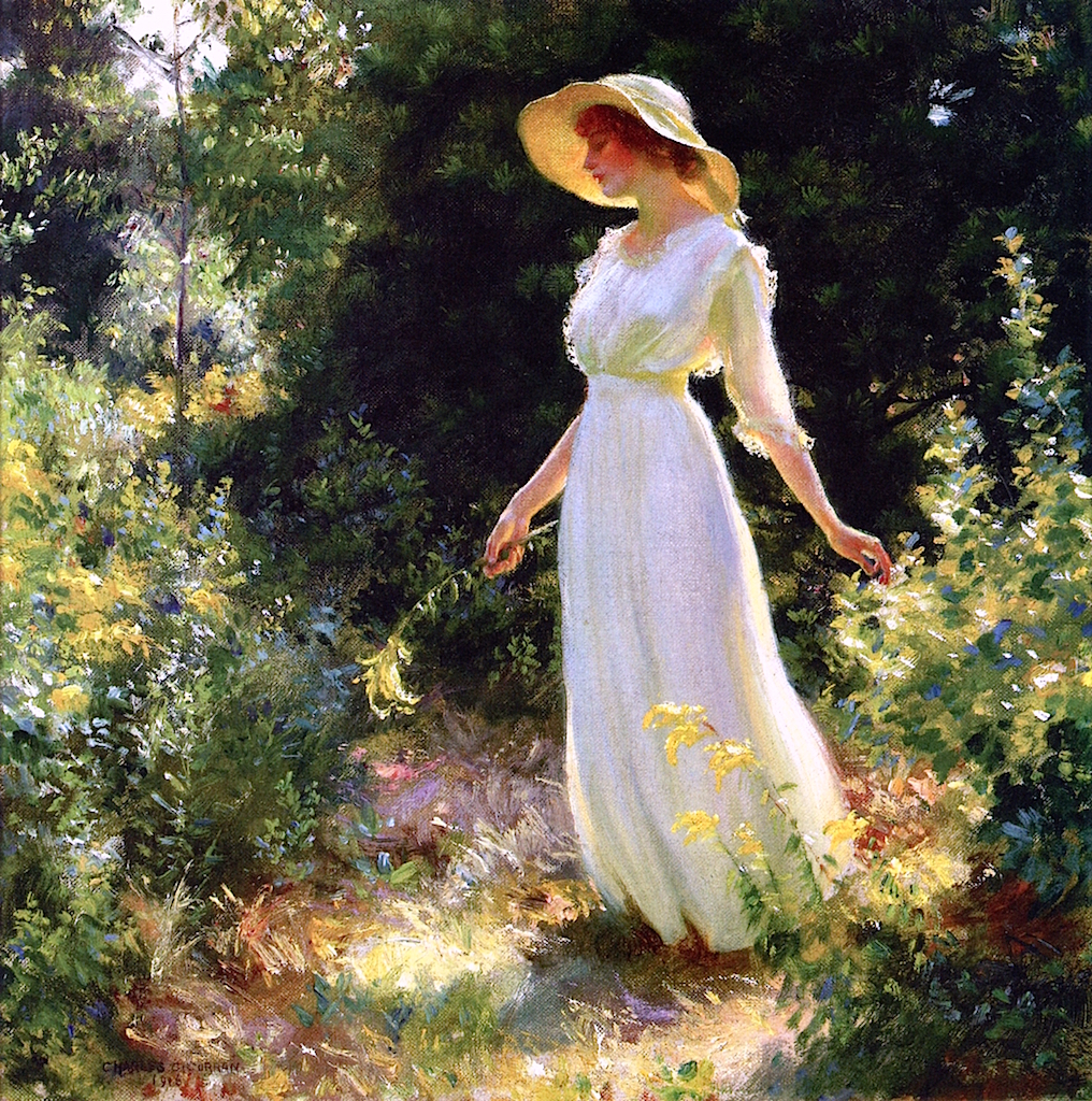 A Spray of Goldenrod by Charles Courtney Curran - 1916