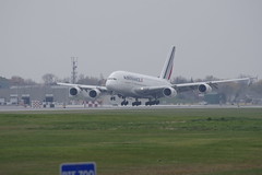 A380 dernier vol Paris-Montréal - Last landing