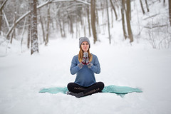 Snowy Yoga