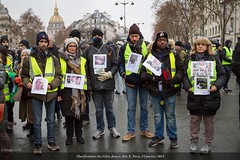 Paris, manifestation du 19 janvier 2019 des Gilets Jaunes Acte X
