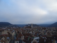 Vue de Besançon, au sommet de la roue ( 35m de hauteur)