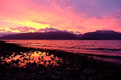 NZ, Sonnenuntergang