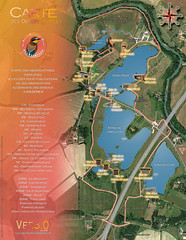 Carte simplifiée des observatoires au Domaine des Oiseaux