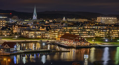 Kristiansand by night 