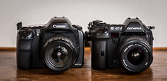 Canon EOS-10D (2003) / Olympus E-1 (2003)