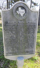 Yarborough Home Marker (Chandler, Texas)