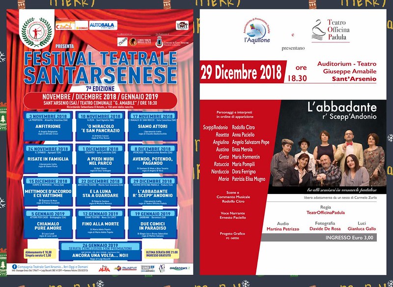 festival teatrale santarsenese 29 dicembre 2018