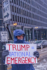 Protesting The Trump National Emergency 2-18-19