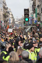 Paris, manifestation du 09 février 2019 des gilets jaunes, Acte XIII