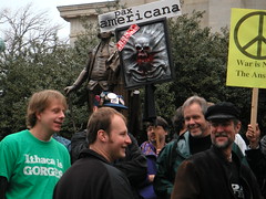 Anti-War Protest in Raleigh (2003 Feb)