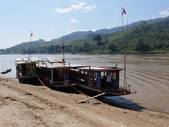 Laos 01 Mekong River Slowboat from Chiang Khong to Pak Beng