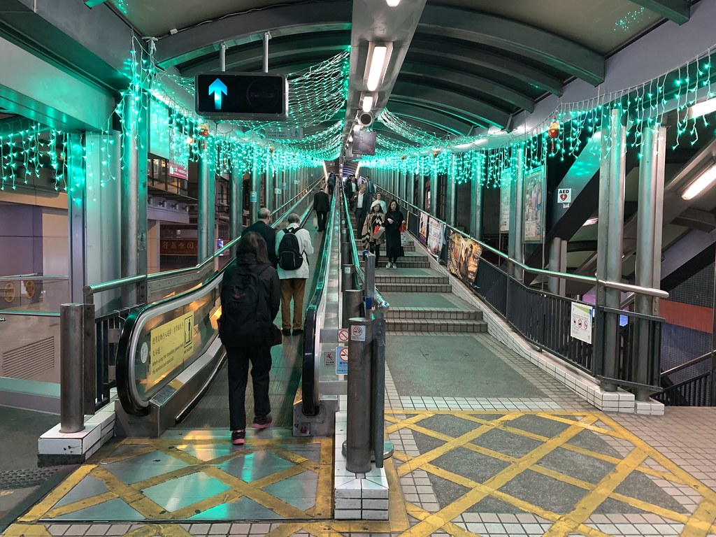 20180129香港-中環手扶梯、波蘭街(中環站) (4)