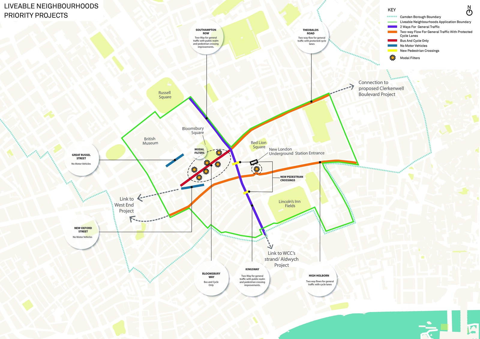 Camden Council proposed Holborn LN plan
