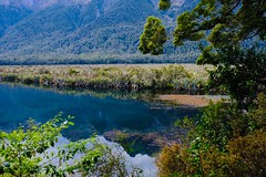 mirror lakes, NZ