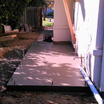 Residential addition slab foundation.