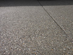 Pea Gravel Exposed Aggregate Concrete Close Up