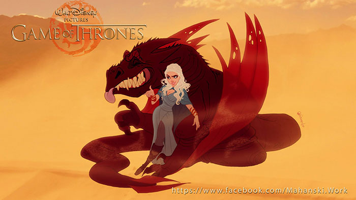 Daenerys Targaryen - Game of Thrones Characters in cartoon