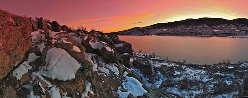 winter sunset panorama snow landscape colorado pano fortcollins goldenhour horsetooth hugin