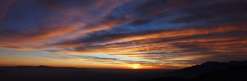 sunset sky colors clouds evening califorina