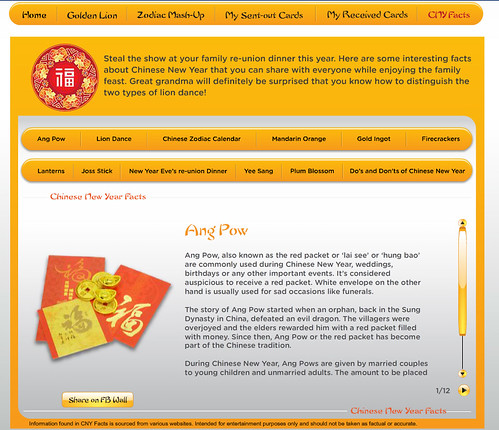 Celebrate Chinese New Year With Maybank Facebook App : CNY Facts