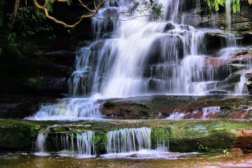 park water rocks falls waterfalls newsouthwales bushland brisbanewaternationalpark somersbyfalls