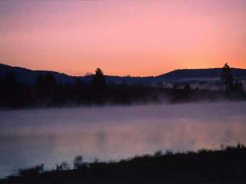 california morning dawn campsite prosserdam sunriseusamorgengrysommerferiey1989