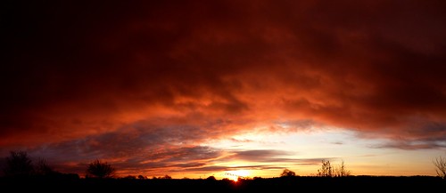 red sky cloud clouds sunrise lumix dawn awesome yorkshire crack panasonic tadcaster fz38 dmcfz38