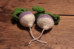 Crocheted turnips
