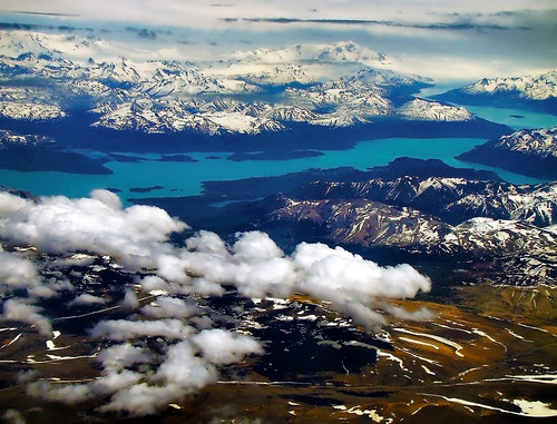 mountain nature argentina clouds colours lakes glacier