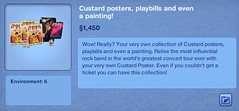 Custard posters, playbills and even a Painting!