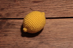Crocheted lemon