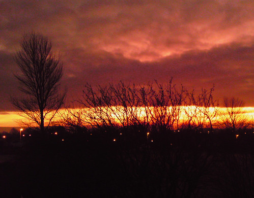 clouds sunrise garden gold dawn cumbria carlisle