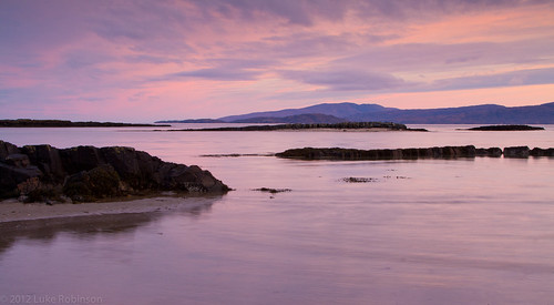 ocean uk pink winter skye beach water sunrise landscape scotland isleofskye violet 2012 applecross breakish
