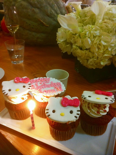 Hello Kitty Birthday cupcakes