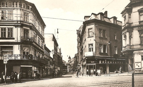 old history town czech alt stadt teplice ansichtskarte postkard teplitz pohlednice