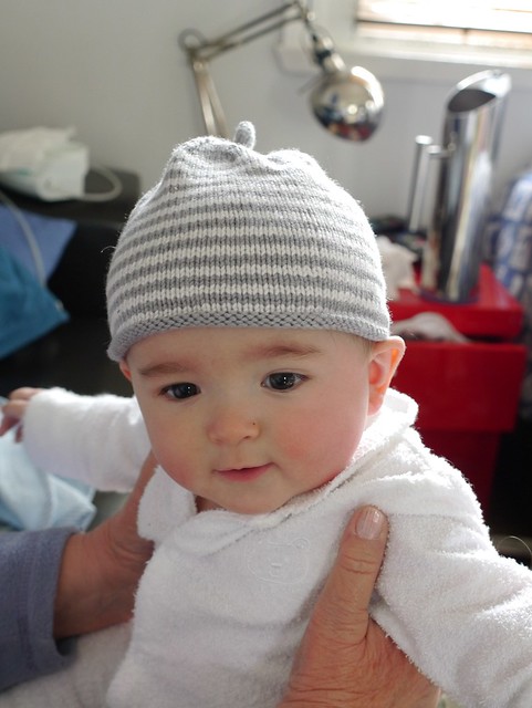 In a Hat Mummy Knitted for Me.