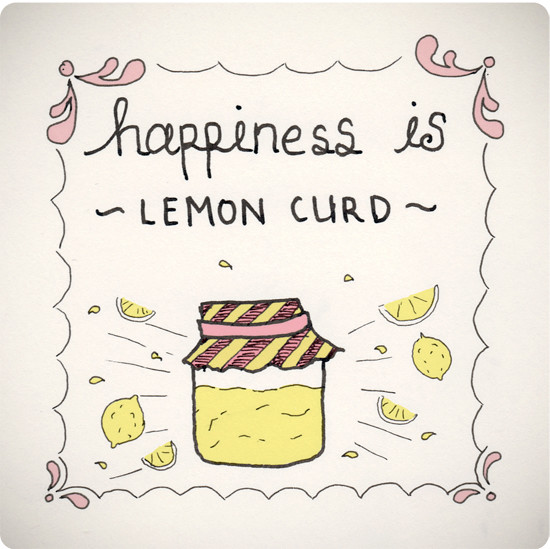 happiness is... lemon curd